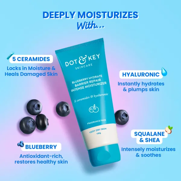 Dot & Key Ceramides & Hyaluronic Barrier Repair Moisturizer 120g